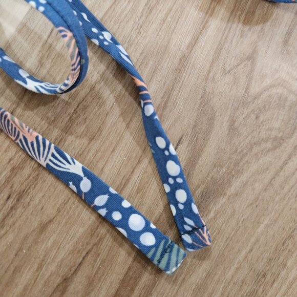 Title Nine Tidal Rave Underwire Agave Blue Floral Bikini Top Keukenhof 32C Swim - Picture 11 of 14